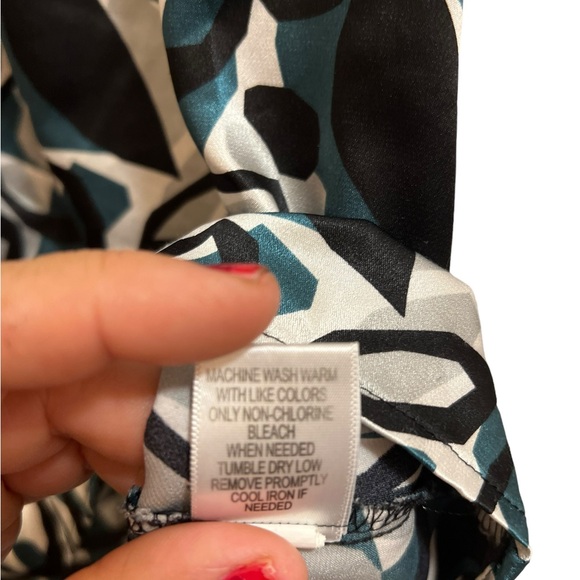 Apt. 9 Stretch Square Puffed Sleeve Top Size XL - Picture 7 of 9